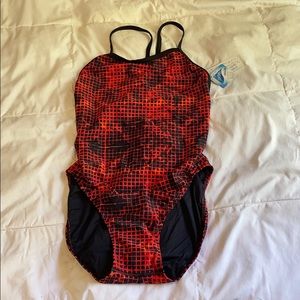 🌿 Sporti Athletic red swimsuit